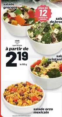 Metro SALADE | SALAD offer