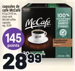 Metro CAPSULES DE CAFÉ MCCAFÉ | MCCAFÉ COFFEE CAPSULES K-CUP offer