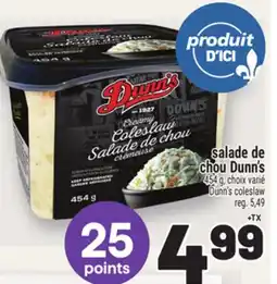 Metro SALADE DE CHOU DUNN'S | DUNN'S COLESLAW offer