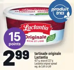Metro TARTINADE ORIGINALE LACTANTIA | LACTANTIA ORIGINAL SPREAD offer