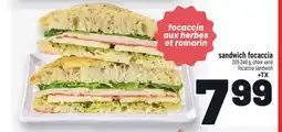Metro SANDWICH FOCACCIA | FOCACCIA SANDWICH offer