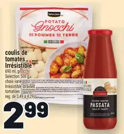 Metro COULIS DE TOMATES IRRÉSISTIBLE | IRRÉSISTIBLE STRAINED TOMATOES offer