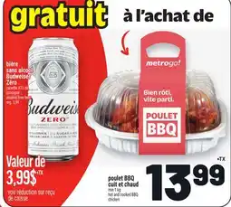 Metro GRATUIT BIÈRE SANS ALCOOL BUDWEISER ZÉRO | ALCOHOL FREE BEER offer