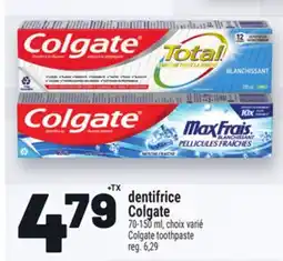 Metro DENTIFRICE COLGATE | COLGATE TOOTHPASTE offer