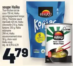 Metro SOUPE HAIKU | HAIKU SOUP offer