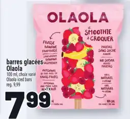 Metro BARRES GLACÉES OLAOLA | OLAOLA ICED BARS offer