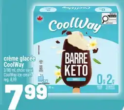 Metro CRÈME GLACÉE COOLWAY | COOLWAY ICE CREAM offer