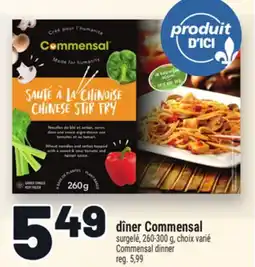 Metro DÎNER COMMENSAL | COMMENSAL DINNER offer