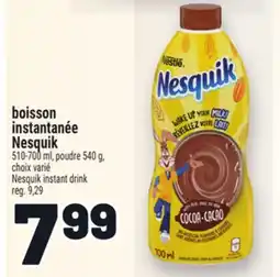 Metro BOISSON INSTANTANÉE NESQUIK | NESQUIK INSTANT DRINK offer