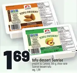 Metro TOFU-DESSERT SUNRISE | SUNRISE DESSERT TOFU offer