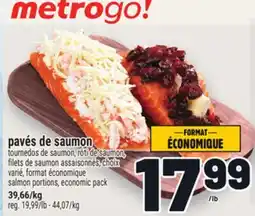 Metro PAVÉS DE SAUMON | SALMON PORTIONS offer