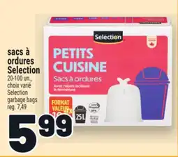 Metro SACS À ORDURES SELECTION | SELECTION GARBAGE BAGS offer