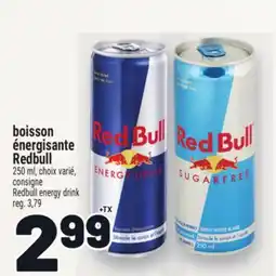 Metro BOISSON ÉNERGISANTE REDBULL | RED BULL ENERGY DRINK offer