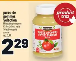Metro PURÉE DE POMMES SELECTION | SELECTION APPLE SAUCE offer