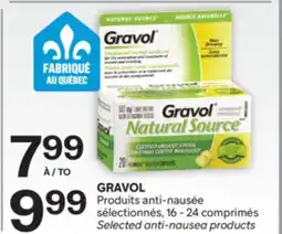 Brunet GRAVOL Produits anti-nausée sélectionnés offer