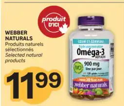 Brunet WEBBER NATURALS Produits naturels sélectionnés offer