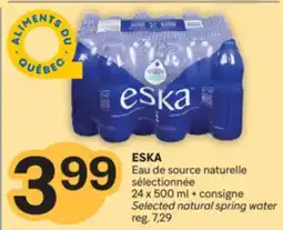 Brunet ESKA Eau de source naturelle sélectionnée offer