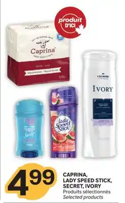 Brunet CAPRINA, LADY SPEED STICK, SECRET, IVORY offer
