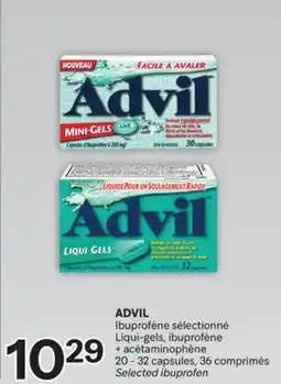 Brunet ADVIL Ibuprofène sélectionné + acétaminophène offer