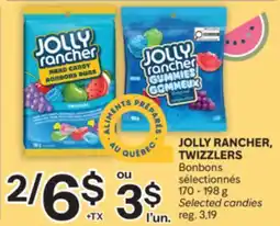 Brunet JOLLY RANCHER, TWIZZLERS Bonbons sélectionnés offer