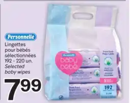 Brunet PERSONNELLE Lingettes pour bébés sélectionnées offer