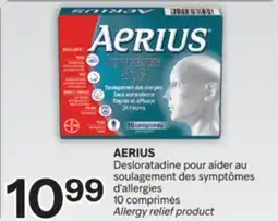 Brunet AERIUS Desloratadine pour aider au soulagement des symptômes d'allergies offer