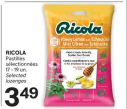 Brunet RICOLA Pastilles sélectionnées offer