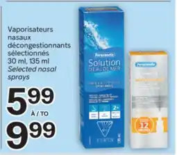 Brunet Personnelle Vaporisateurs nasaux décongestionnants sélectionnés offer