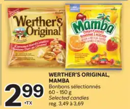 Brunet WERTHER'S ORIGINAL, MAMBA Bonbons sélectionnés offer
