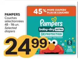 Brunet PAMPERS Couches sélectionnées offer