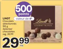 Brunet LINDT Chocolats sélectionnés offer