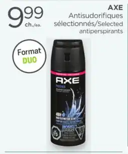 Proxim AXE Selected antiperspirants offer
