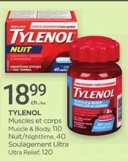 Proxim TYLENOL Muscles et corps offer