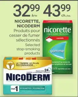 Proxim NICORETTE, NICODERM Selected stop-smoking products offer