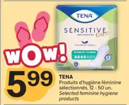 Brunet TENA Produits d'hygiène féminine sélectionnés offer