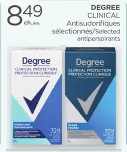 Proxim DEGREE CLINICAL Antisudorifiques sélectionnés offer