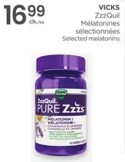 Proxim VICKS ZzzQuil Mélatonines sélectionnées offer