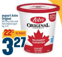 Marché Adonis YOGOURT ASTRO ORIGINAL | ASTRO ORIGINAL YOGURT offer