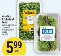 Marché Adonis SALADES ATTITUDE ET FOLIA | ATTITUDE OR FOLIA SALADS offer