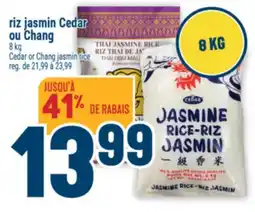 Marché Adonis RIZ JASMIN CEDAR OU CHANG | CEDAR OR CHANG JASMIN RICE offer