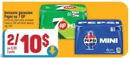 Marché Adonis BOISSONS GAZEUSES PEPSI OU 7 UP | PEPSI OR 7UP SOFT DRINK offer