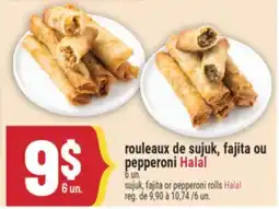 Marché Adonis ROULEAUX DE SUJUK, FAJITA OU PEPPERONI HALAL | SUJUK, FAJITA OR PEPPERONI ROLLS HALAL offer