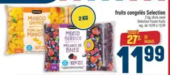 Marché Adonis FRUITS CONGELÉS SELECTION | SELECTION FROZEN FRUITS offer