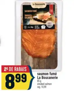 Marché Adonis SAUMON FUMÉ LA BOUCANERIE | SMOKED SALMON offer