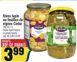 Marché Adonis FÈVES LUPIN OU FEUILLES DE VIGNES CEDAR | CEDAR LUPINI BEANS OR GRAPE LEAVES offer
