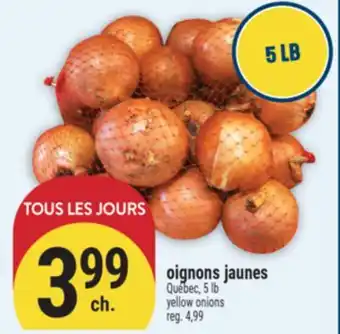 Marché Adonis OIGNONS JAUNES | YELLOW ONIONS offer