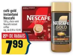 Marché Adonis CAFÉ GOLD INSTANTANÉ NESCAFÉ | NESCAFÉ INSTANT COFFEE offer