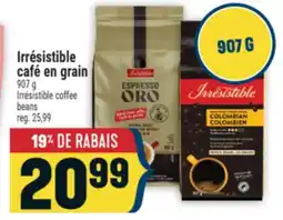 Marché Adonis IRRÉSISTIBLE CAFÉ EN GRAIN | IRRÉSISTIBLE COFFEE BEANS offer