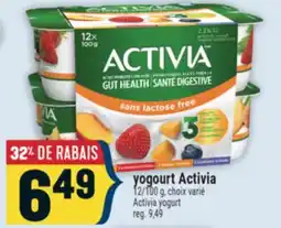 Marché Adonis YOGOURT ACTIVIA | ACTIVIA YOGURT offer