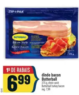 Marché Adonis DINDE BACON BUTTERBALL | BUTTERBALL TURKEY BACON offer